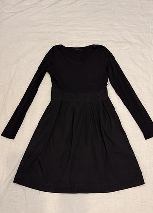 cos skater dress COS High Neck Knitted Midi Skater Dress