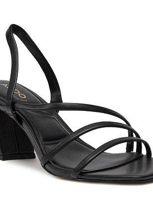 Босоніжки на підборі чорні aldo 35 розмір нові