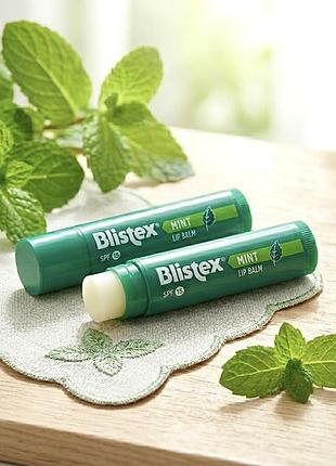 Blistex lip protectant medicated mint balm бальзам для губ мʼята , 4,25 г
