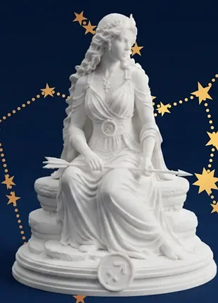 Фигурка богини лучницы, знак зодиака стрелок.