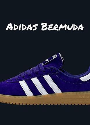 Жіночі кросівки adidas bermuda purple white