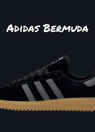 Жіночі кросівки adidas bermuda black grey