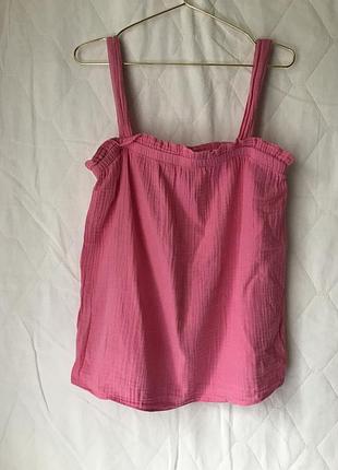 Летняя майка ткань муслин
