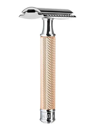 Традиционная бритва розовое золото мод.r89 rosegold muehle