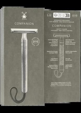 Безопасная бритва companion stone, мод.r com 01 muehle
