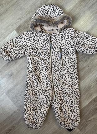 Комбинезон h&amp;m 74+6 леопардовый принт