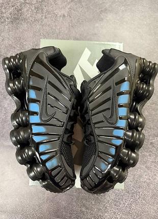 Стильные кроссовки nike shox tl black thermoreactive blue