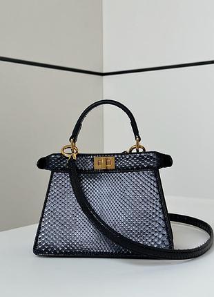 Жіноча сумка fendi преміум зі змії