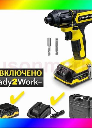 Bs гвинтоверт імпульсний акумуляторний best mix trotec pids 10-20v + кейс (4410000601) bas77/n