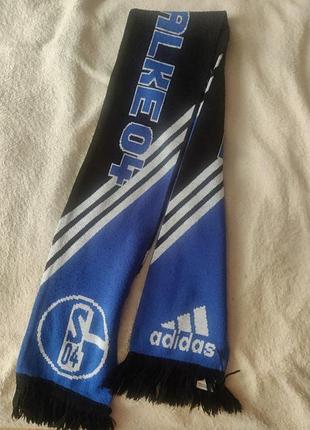 Шарф футбольний shalke 04 adidas
