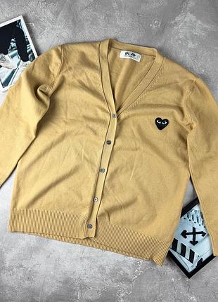 Comme des garcons play жіночий вовняний кардиган оригінал, розмір м