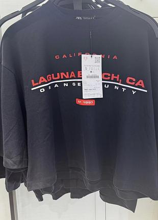 Футболка zara топ