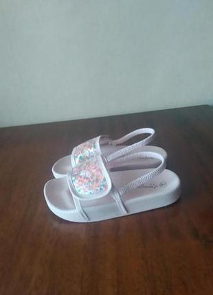 Прозорі босоніжки бренду sandal collection з анатомічною устілкою  uk  11  eur  29