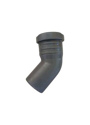 Колено канализационное asg-plast strb 50х45° серое идеал. б/у.