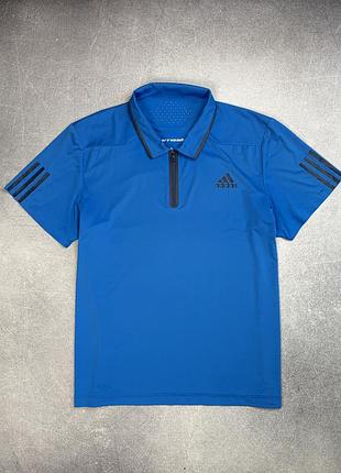 Adidas barricade climacool футболка поло спортивна гольф теніс синя тенісна xl