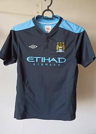 Чорна спортивна футболка umbro manchester city сезону 2011-2012