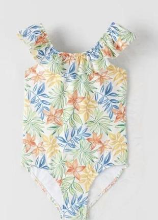 Суцільний купальник zara р. 13-14