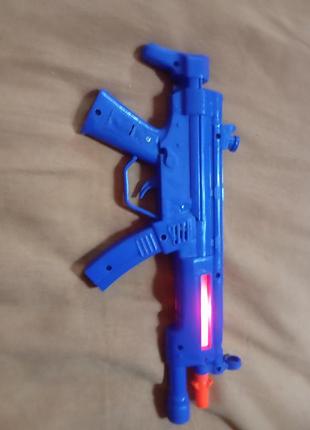 Игрушечный автомат пистолет-пулемёт mp5 свет + звук