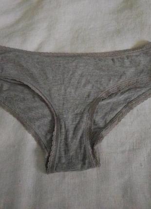 Серые женские трусики xl