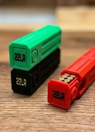 Контейнер для патронов 22lr на 30 патронов, карманный органайзер коробка кейс для хранения и транспортировки