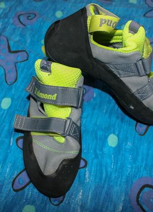 Детские стекые туфли Simond rock+ slippers grey, размер eu 37 (длина стельки 23,5 см).
