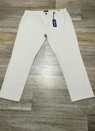 Чоловічі легкі штани west ace, розмір 40/32 flex chino stretch, бежеві.