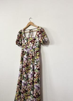 Міді плаття з красивою спинкою shein🌿