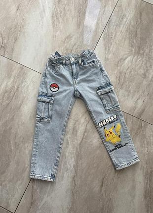 Джинси h&m pokemon