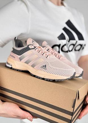 💥 женские кроссовки adidas marathon peach grey премиум качества. хит сезона!