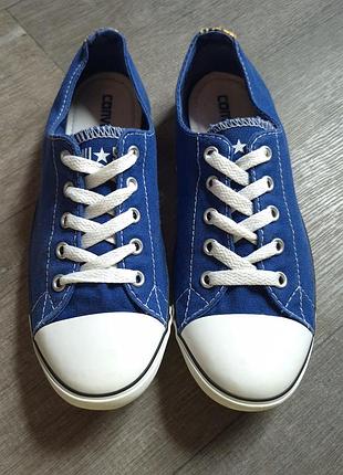 Синие кеды converse конверсы размер 40