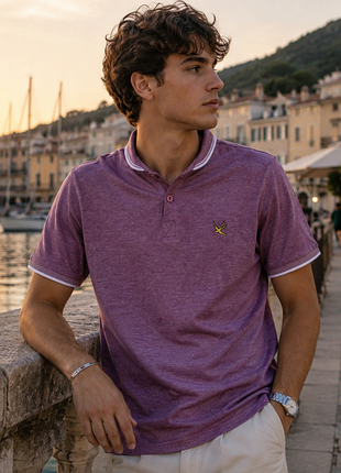 Стильное хлопковое поло розового цвета burton menswear london made in mauritius