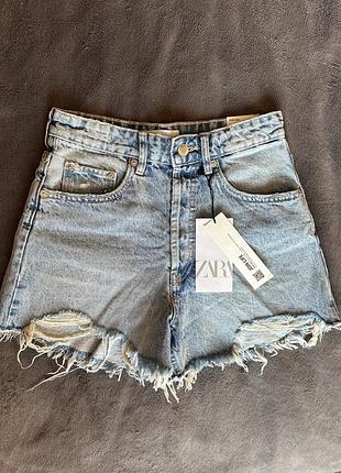 Новые женские джинсовые шорты zara