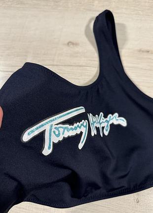 Топ купальник з лого tommy hilfiger