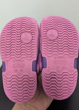 Крокси для дівчинки crocs оригінал 8