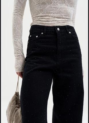 Джинси wide leg, twicе. в дуже гарному стані, бльосточки не відлітають, гарно тримають форму та дуже добре прилягають на таліі