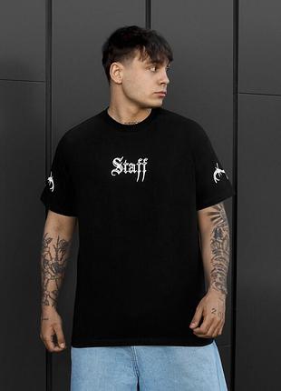 Мужская футболка staff logo & wire reflective с принтом