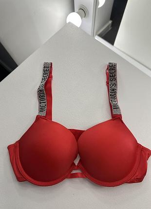 Бюстгальтер червоний victoria's secret