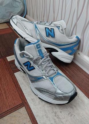 Кроссовки new balance white blue silver, р. 38.5-39
