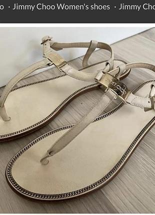 Босоножки, сандали, шлепанцы jimmy choo оригинал! бренд итальянские босоножки на сплошной подошве, шлепки размер 37,38