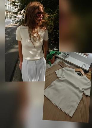 Шерстяной джемпер из актуальных коллекций zara