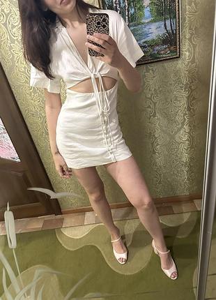 Сукня льон zara