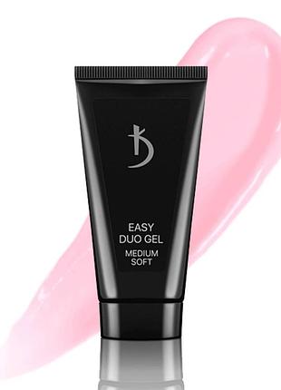 Акрил-гель kodi easy duo gel medium soft art №06 30 г рожевий  20116286