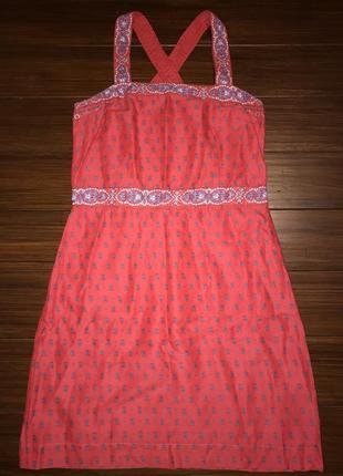 Pepe jeans-яркое хлопковое платье! р.-m