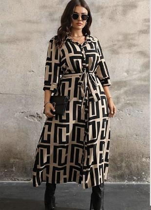 Нове з пояском плаття 👗 сорочка великого розміру