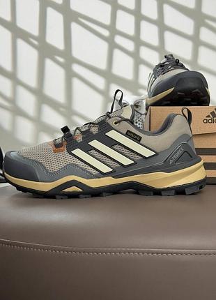 Мужские кроссовки adidas terrex skychaser grey beige