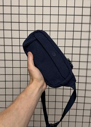 Бананка new balance corduroy waist bag navy