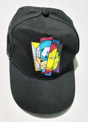 Бейсболка дитяча marvel 49610 52-54см(р) чорний