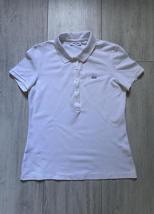 Жіноча футболка-поло lacoste 40 розмір, гарний стан