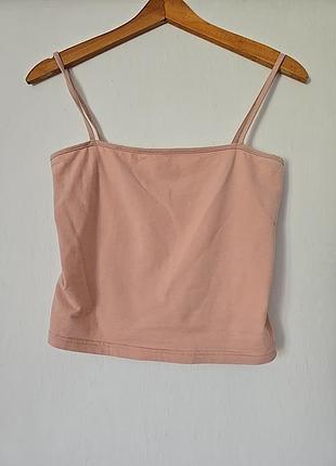 Топ майка на бретелях бавовна h&amp;m