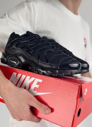 Nike air max plus all black 9